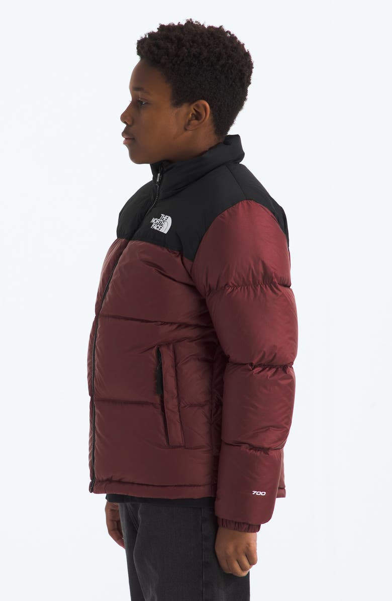 The North Face Kids' 1996 Retro Nuptse<sup>®</sup> Packable 700 Fill Power Down Jacket, Alternate, color, Sumac