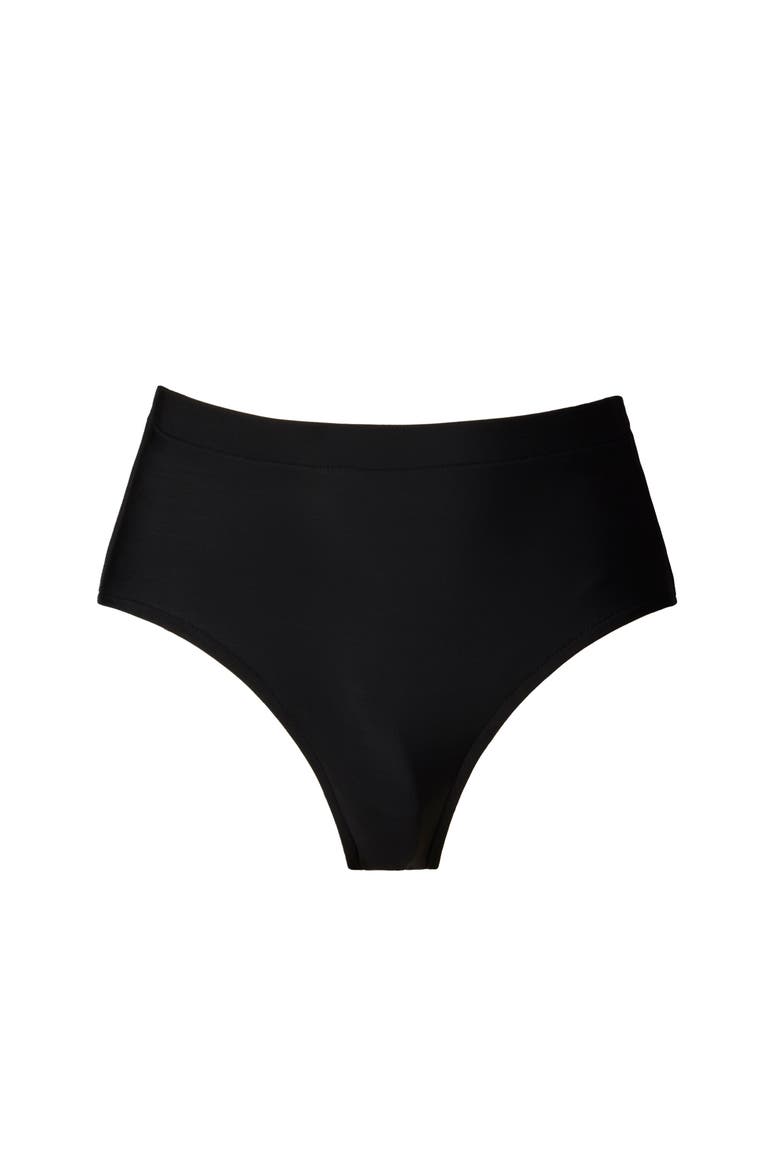 Basic Hipster Brief Swimsuit Bottom, Alternate, color, Black