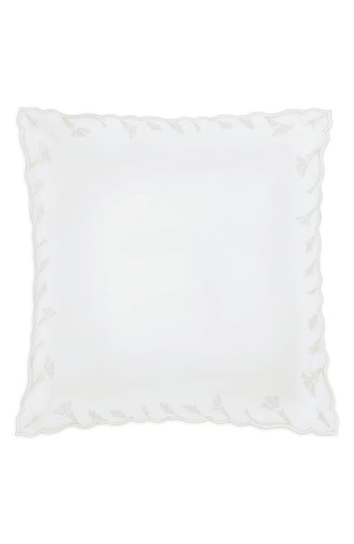 Matouk Marcella Egyptian Cotton Pillow Sham In White