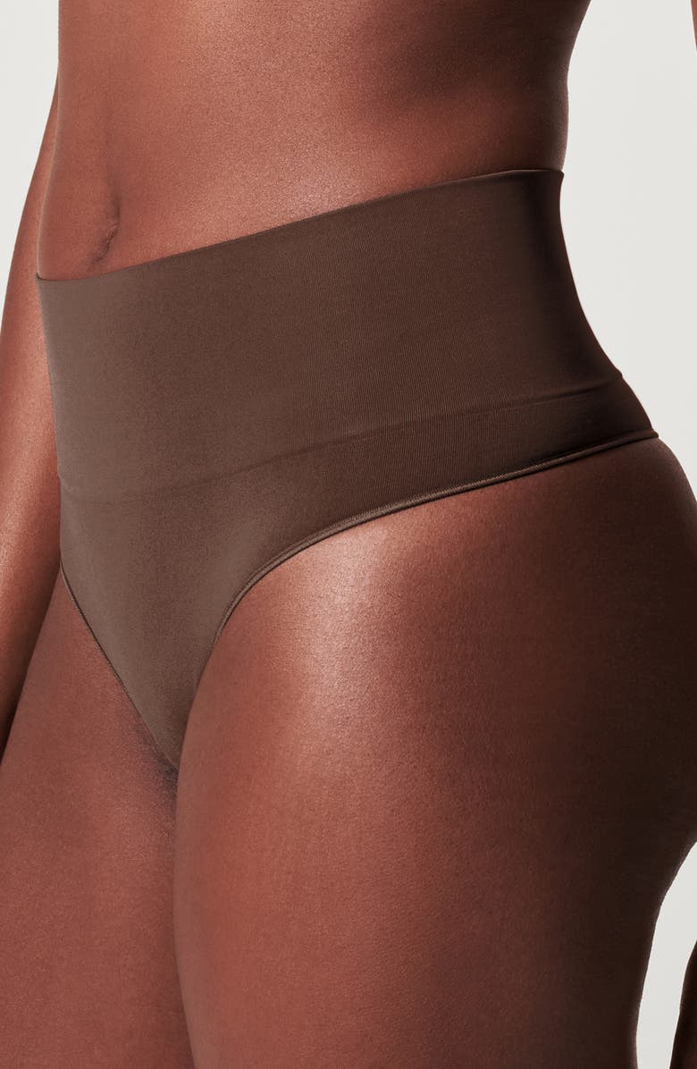 SPANX<sup>®</sup> SPANXshape<sup>™</sup> ExtraOrdinary Thong, Alternate, color, Chestnut Brown