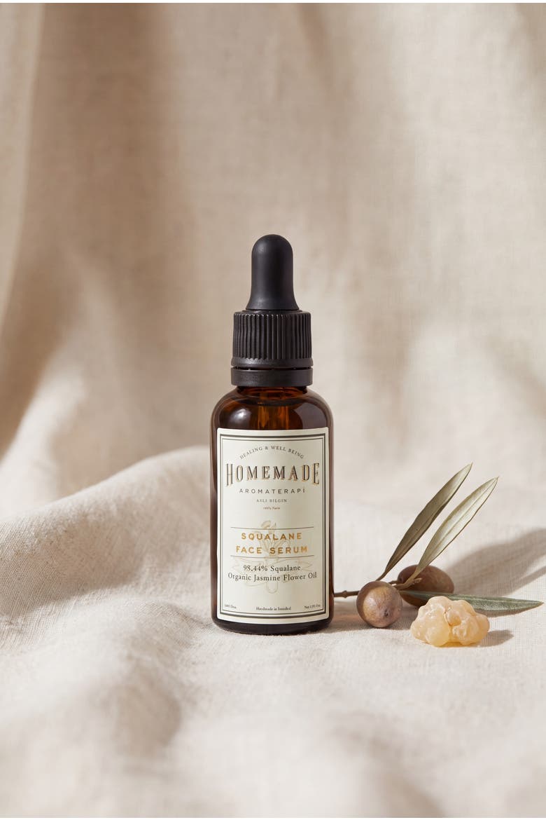 Squalane Jasmine Hydrating Smoothing Face Serum, Alternate, color, Clear