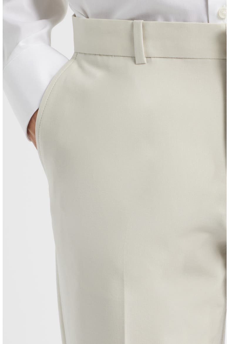 Henrik Trim Fit Solid Stretch Wool Suit Pants, Alternate, color, GREY MOONBEAM