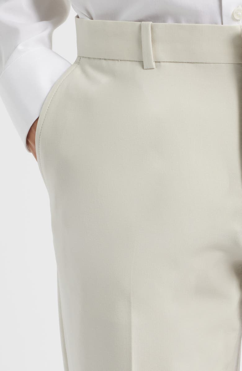 Nordstrom Henrik Trim Fit Solid Stretch Wool Suit Pants, Alternate, color, Grey Moonbeam