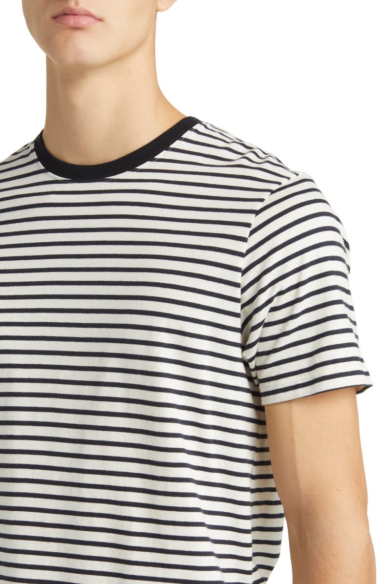 FRAME Stripe Crewneck T-Shirt, Alternate, color, 