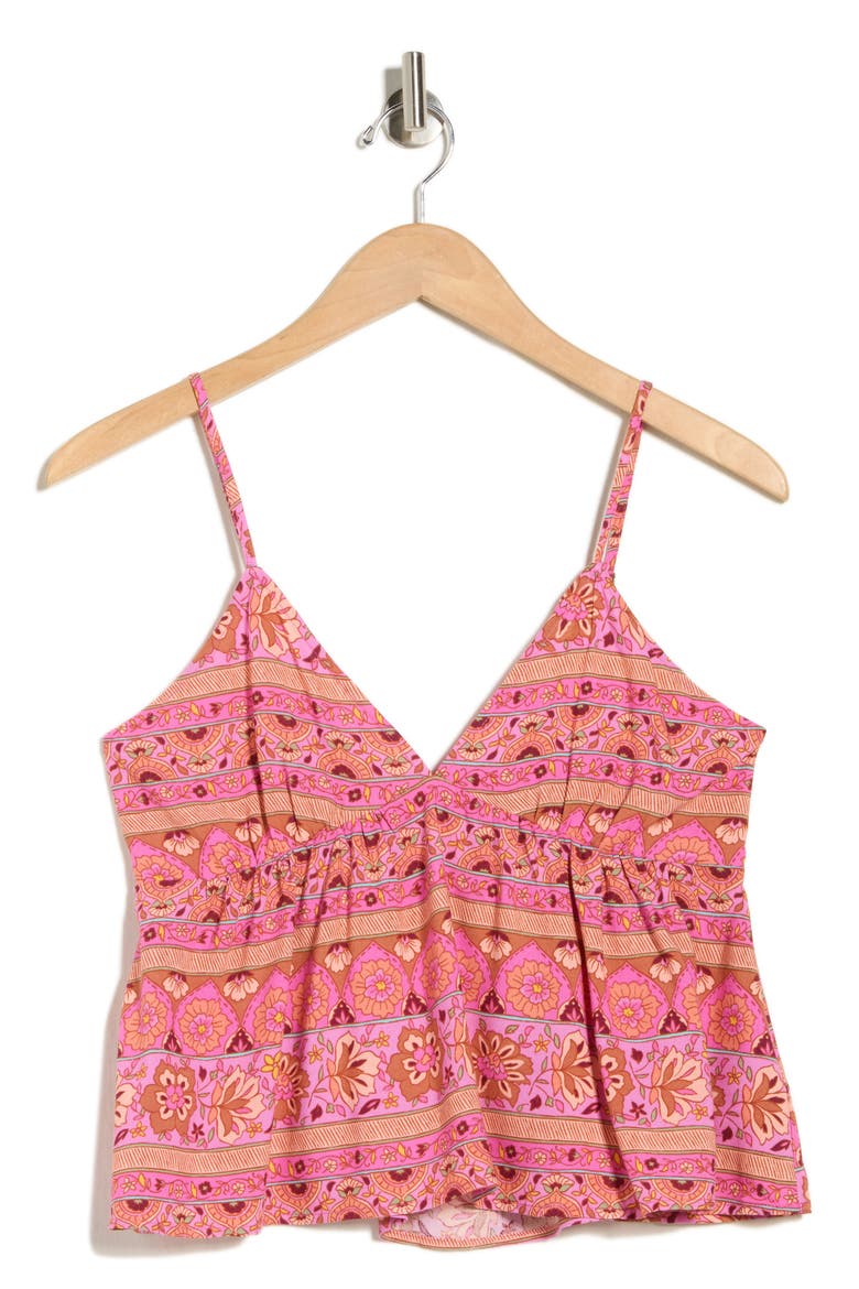 Carefree Crop Camisole, Alternate, color, BERRY PINK