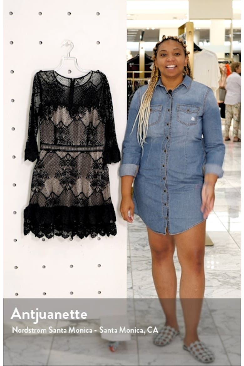 BB Dakota Ruffle Lace Minidress video