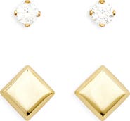 ARGENTO VIVO Set of 2 Stud Earrings
