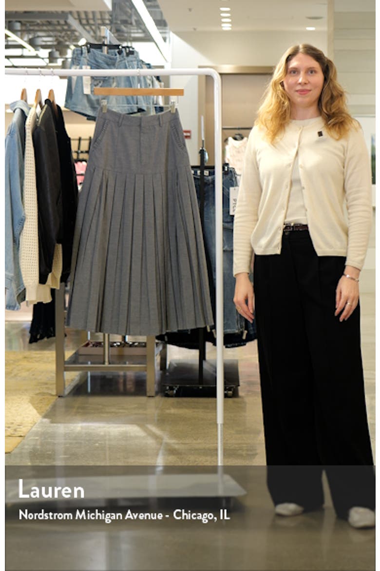 Bane Pleated Skirt video