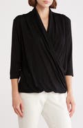 PATRIZIA LUCA Crossover Woven Top