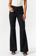 Modenaire High-Waisted Wide-Leg Trousers with Tailored Fit and Pockets