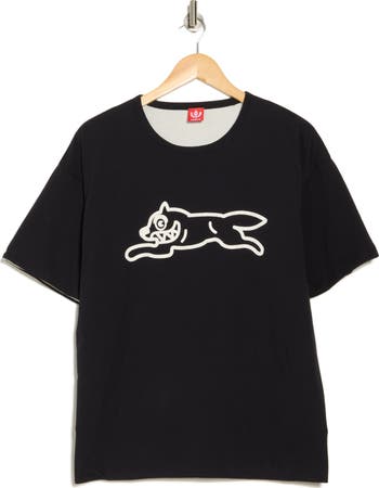 Dog Logo Cotton Graphic T-Shirt