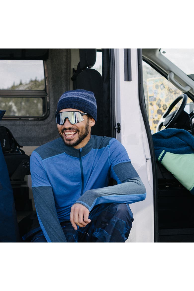 Rufus Lambswool Beanie, Alternate, color, Navy