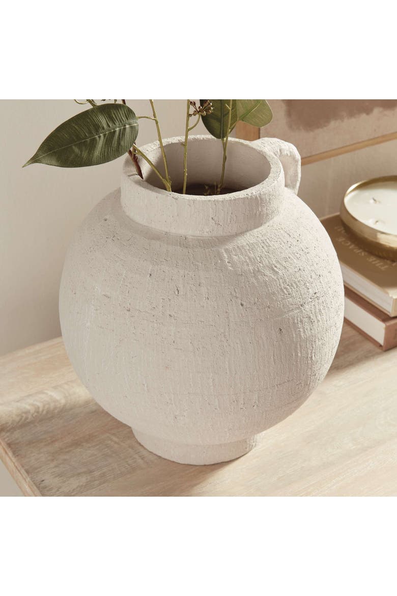Gianna Vase Large, Alternate, color, White