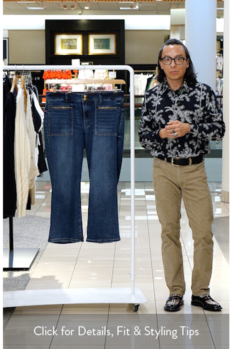 Meg Zip Pocket Ankle Wide Leg Jeans video