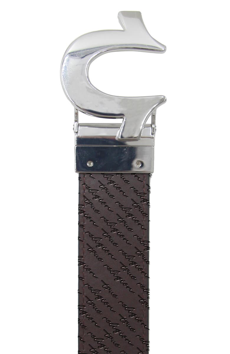 True Religion Dex Horseshoe Buckle Belt, Alternate, color, Black