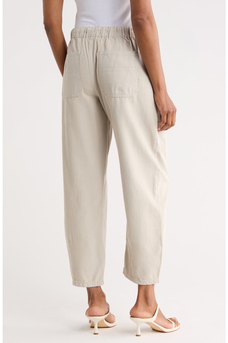 The Arc Barrel Leg Pull-On Pants, Alternate, color, MINERAL GREY