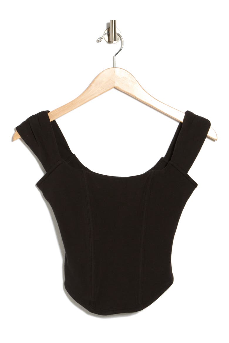 Dolly Super Stretch Corset Top, Main, color, BLACK001
