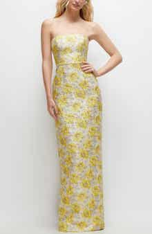 Floral Embroidered Gown