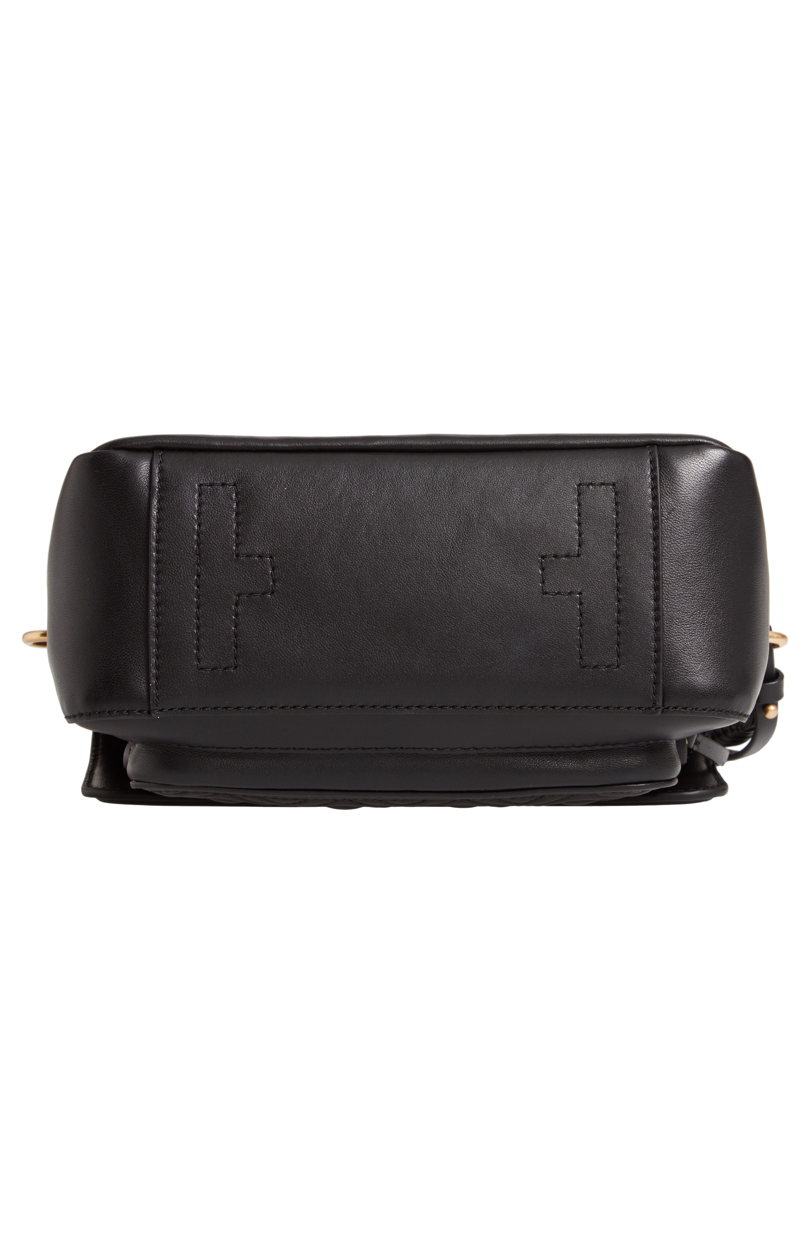 Tory Burch Fleming Quilted Leather Top Handle Satchel, Alternate, color, 