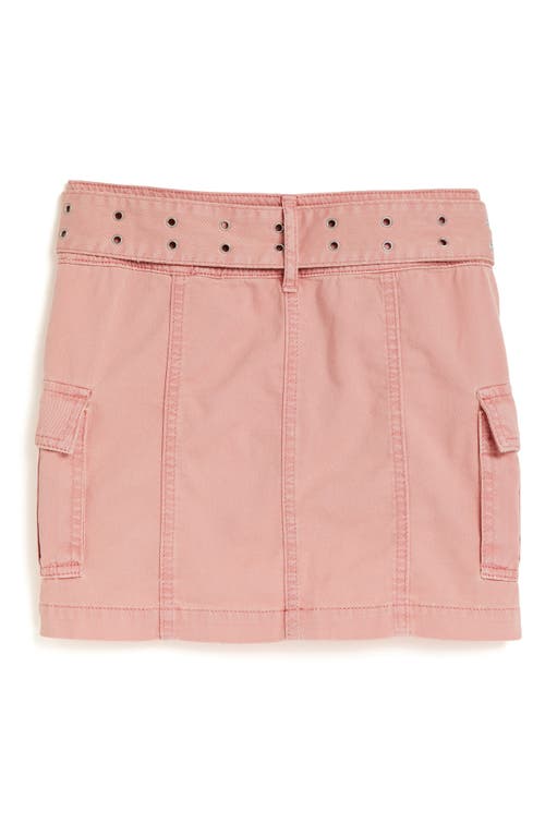 Shop Tractr Belted Cotton Cargo Skirt