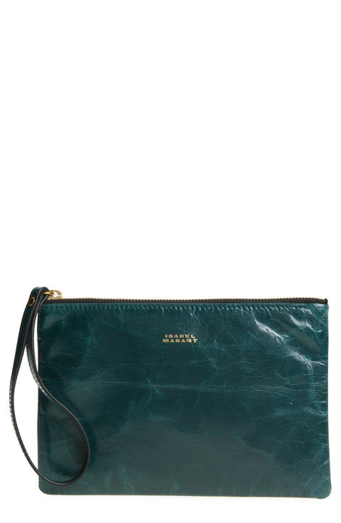 Mino Leather Pouch Clutch