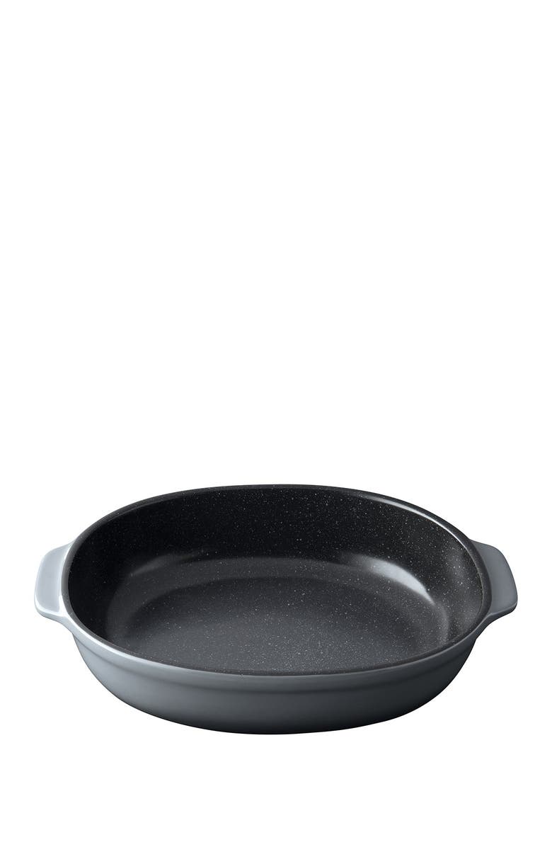 BergHOFF Grey Gem 13" Stoneware Oval Baking Dish, Main, color, 