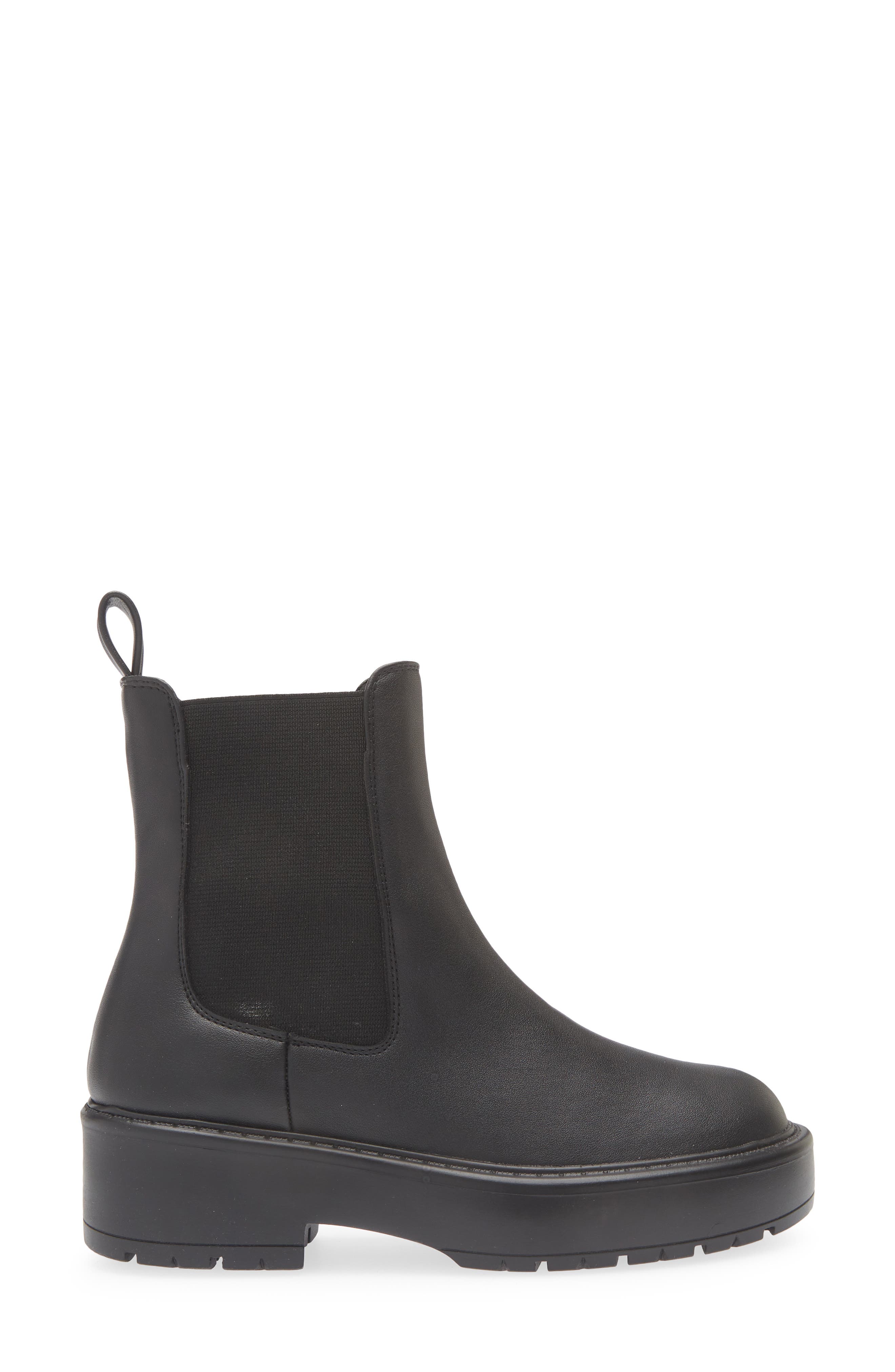 Steve Madden Madalyn Chelsea Boot, Alternate, color, Black