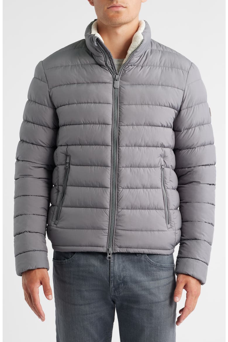 Conan Quilted Water Resistant Jacket, Alternate, color, MID GREY