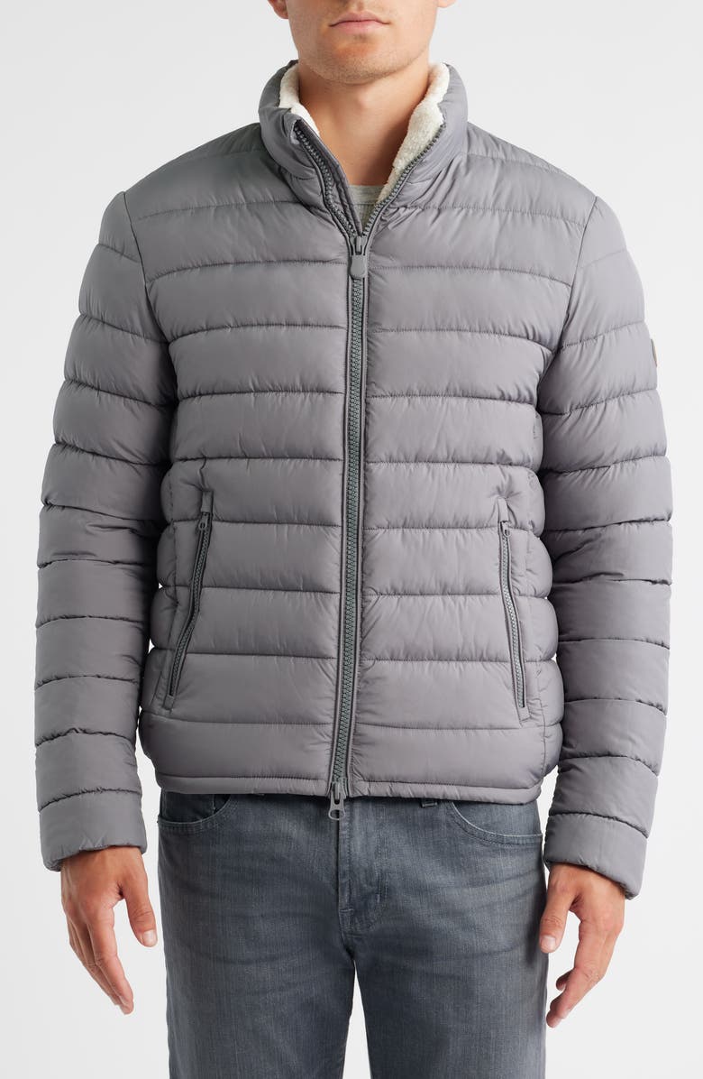 Save The Duck Conan Quilted Water Resistant Jacket, Alternate, color, Mid Grey
