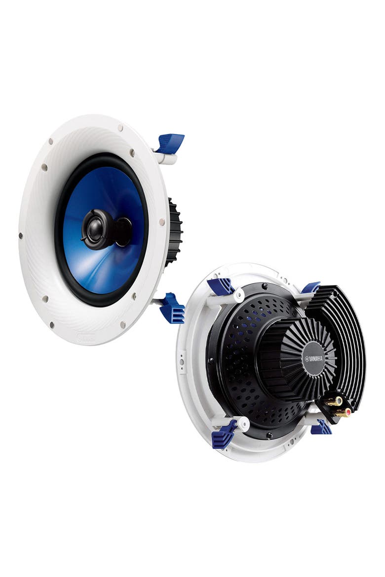 NS-IC800 140 Watt 8 Inch 2 Way In Ceiling Speakers - Pair, Alternate, color, White