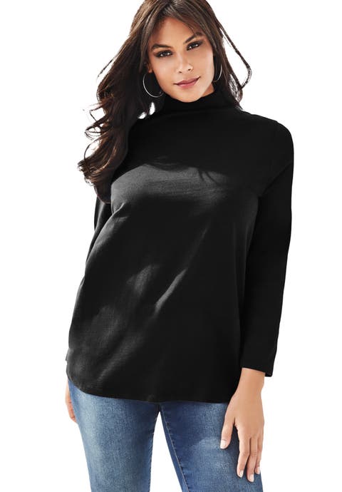 Long Sleeve Mockneck Ultimate Tee (Plus)