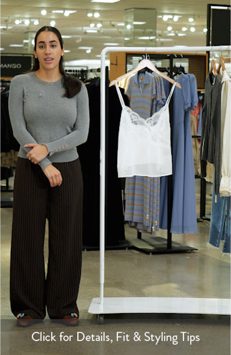 Hayden Lace Trim Camisole, sales video thumbnail