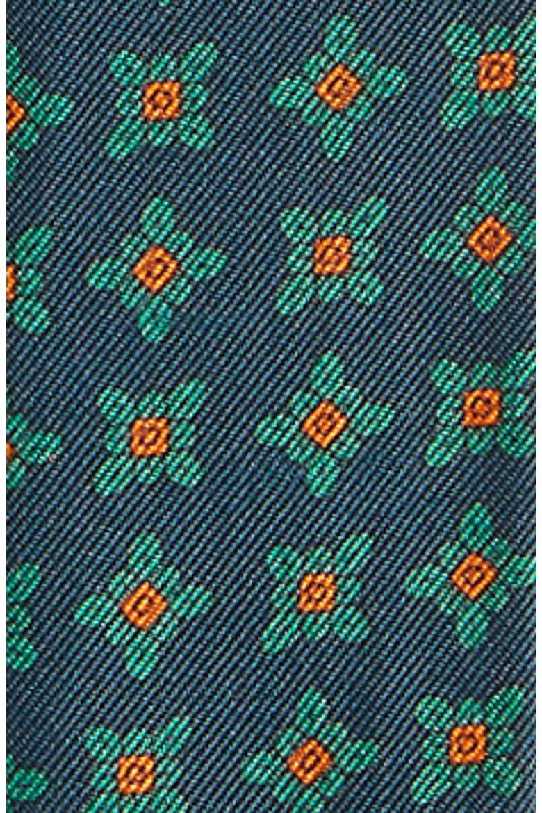 Floral Silk Suspenders, Alternate, color, DARK GREEN