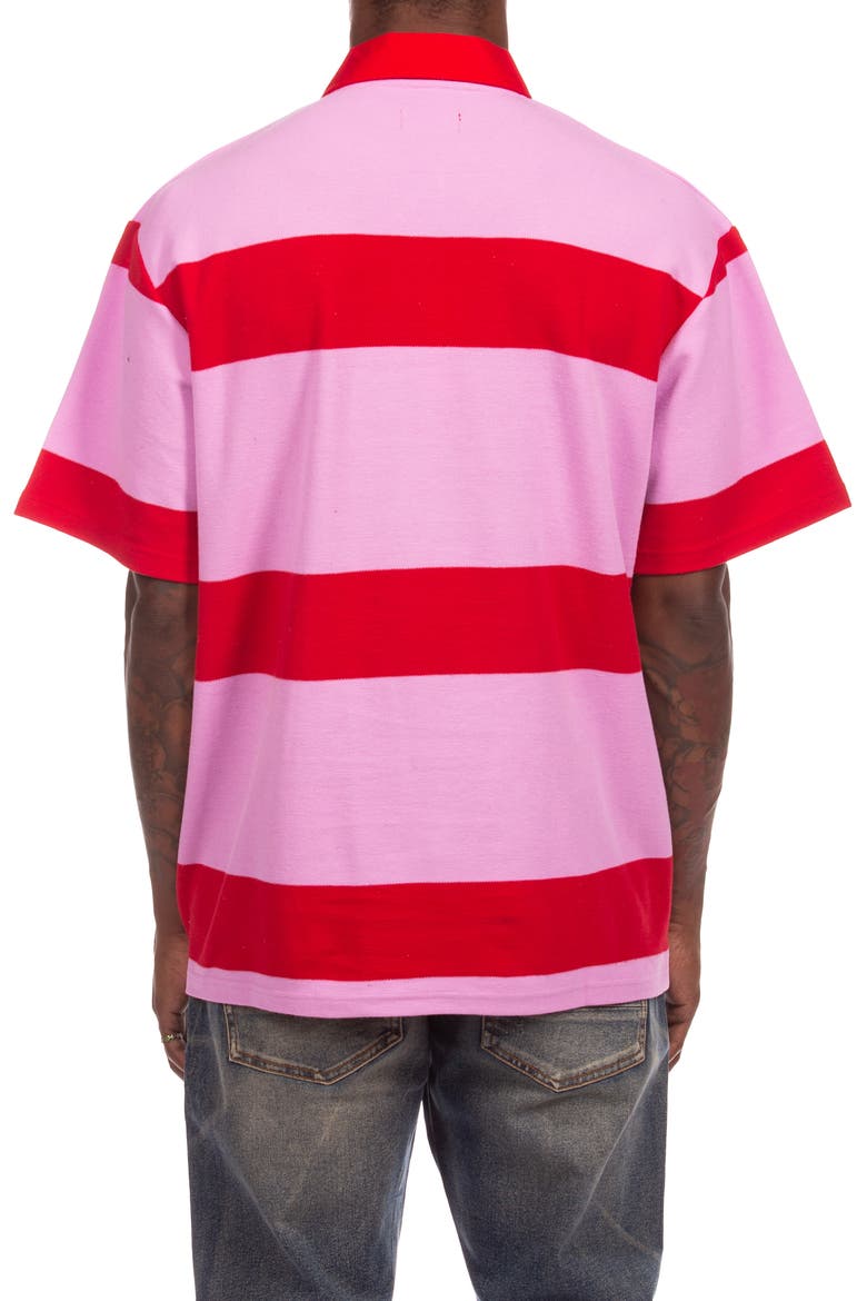 Strawberry Appliqué Polo, Alternate, color, ORCHID