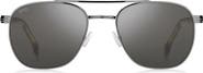 BOSS 56mm Rectangular Aviator Sunglasses
