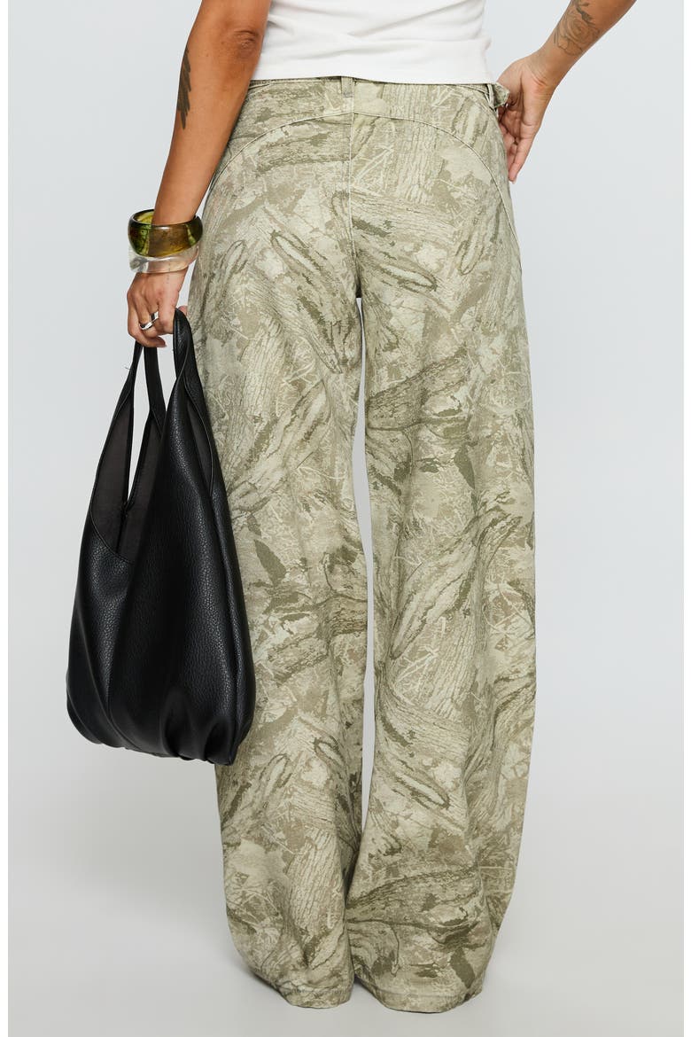 McKinley Mid Rise Wide Leg Camo Jeans, Alternate, color, CAMOFLAUGE