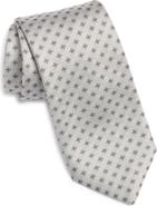 BOSS Silk Blend Geometric Tie