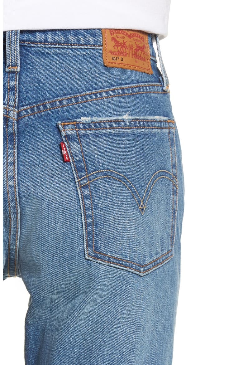 Levi's® 501 High Waist Skinny Jeans, Alternate, color, LEAVE A TRACE