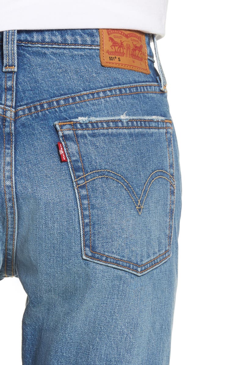 Levi's<sup>®</sup> 501 High Waist Skinny Jeans, Alternate, color,