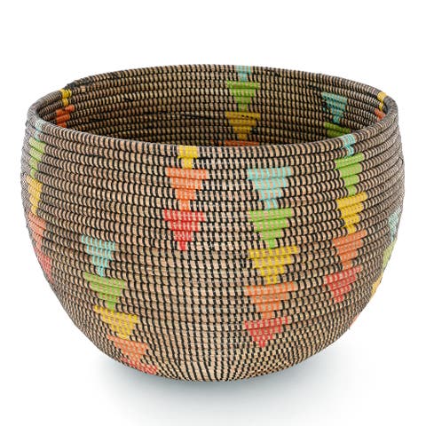 Prism Triangles Deep Storage Bowl Basket