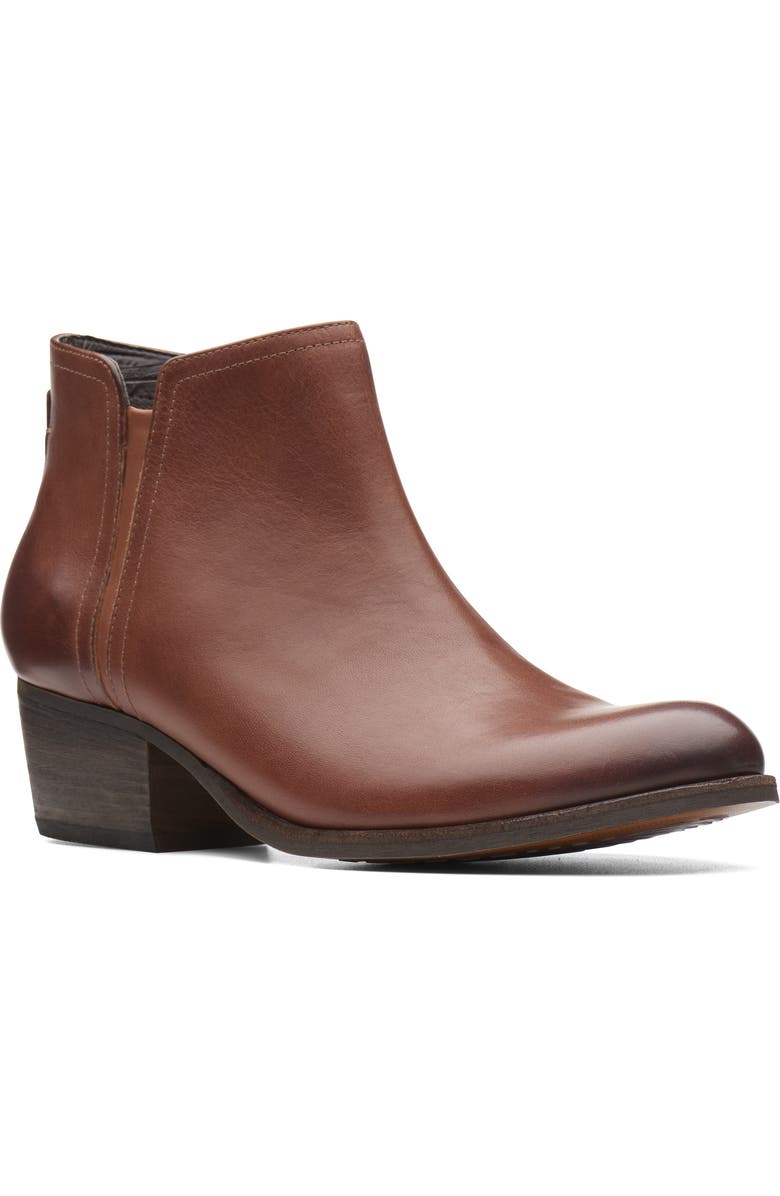 Clarks<sup>®</sup> Maypearl Ramie Bootie, Main, color,