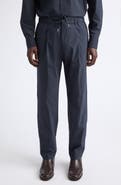 Herno Pleated Melange Drawstring Pants