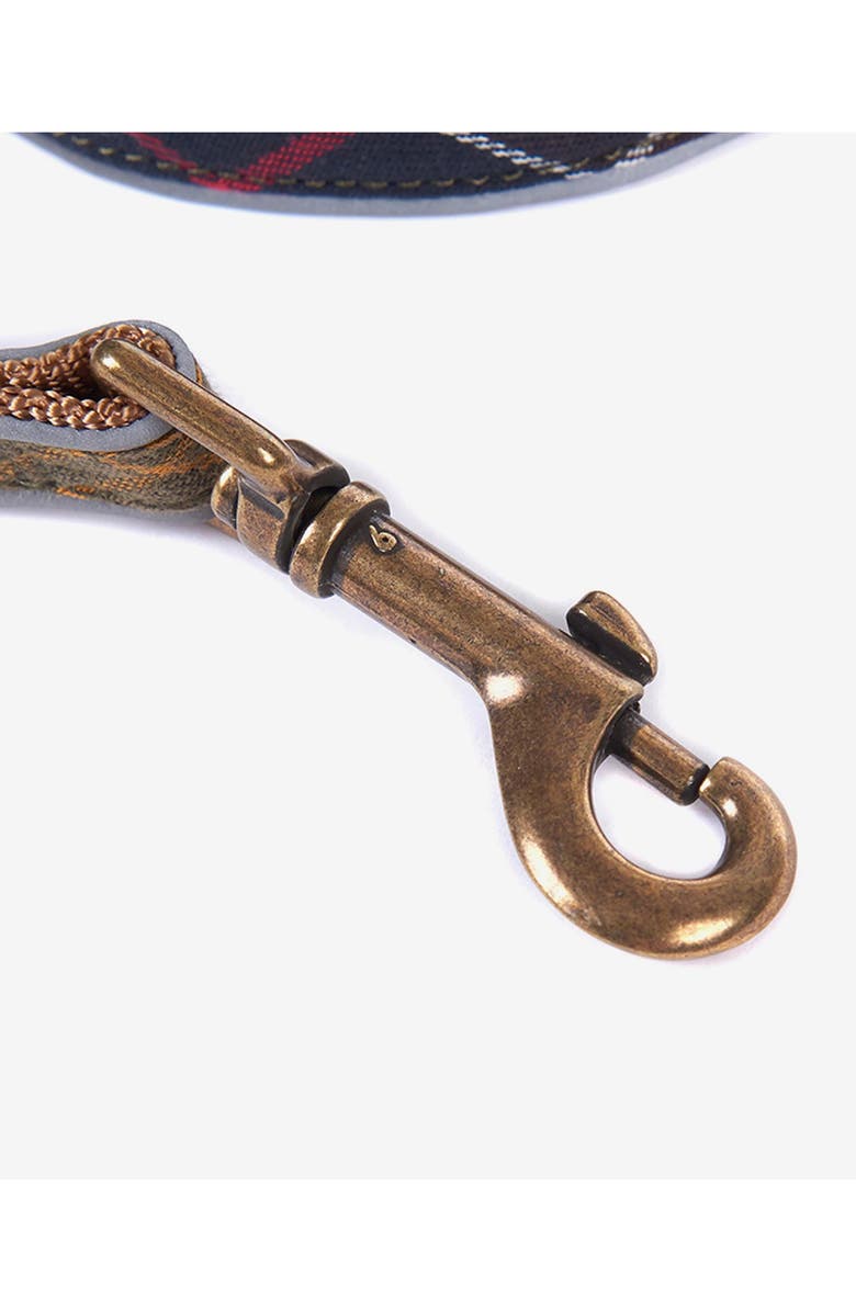 Barbour Reflective Tartan Dog Lead, Alternate, color, Classic Tartan