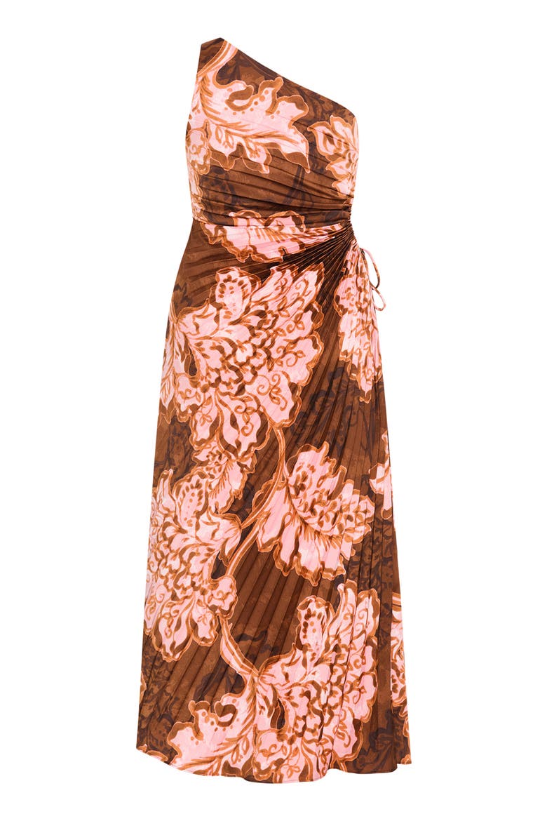 Alice Bloom One-Shoulder Maxi Dress, Alternate, color, KEW BLOOM