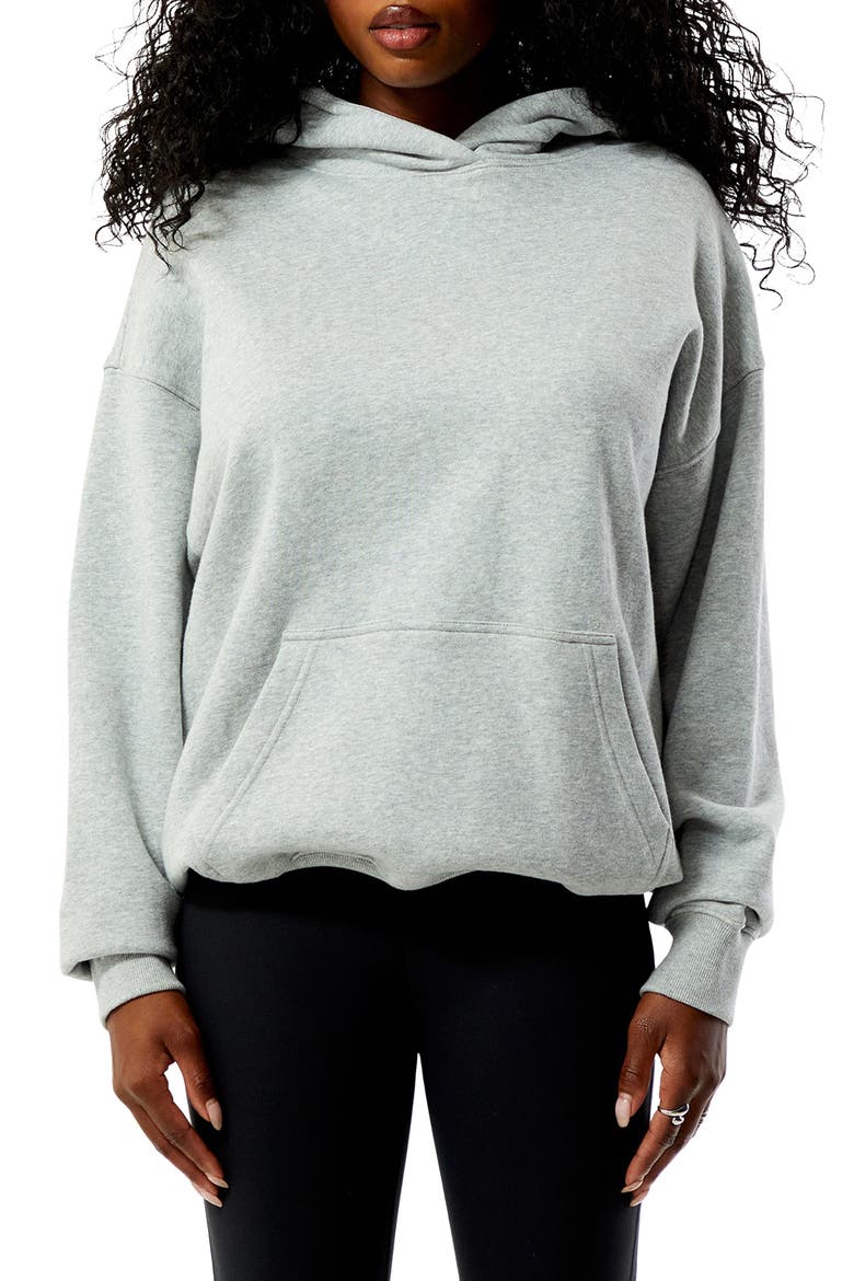 Core Fleece Hoodie, Main, color, HEATHER GREY