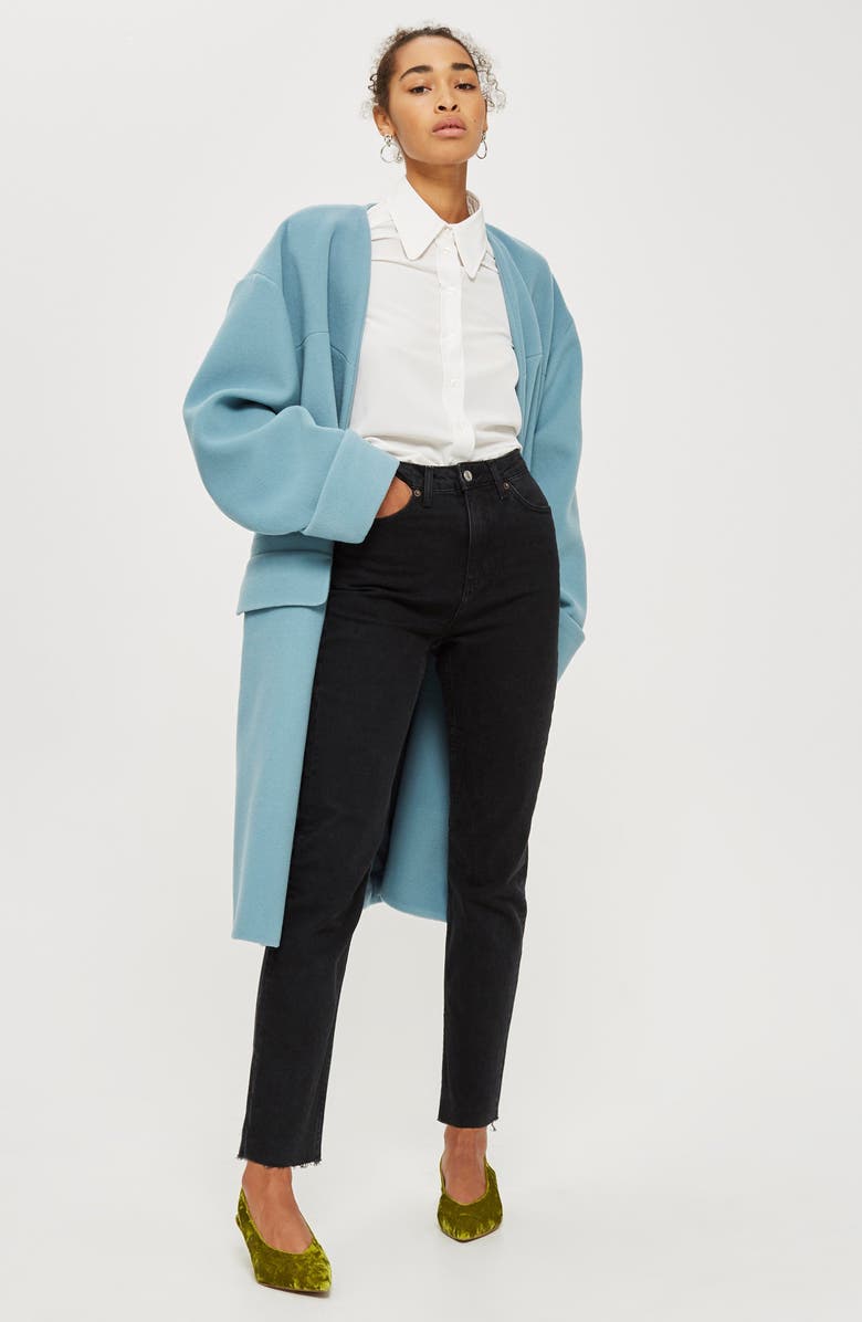 Topshop Straight Leg Jeans, Alternate, color, 