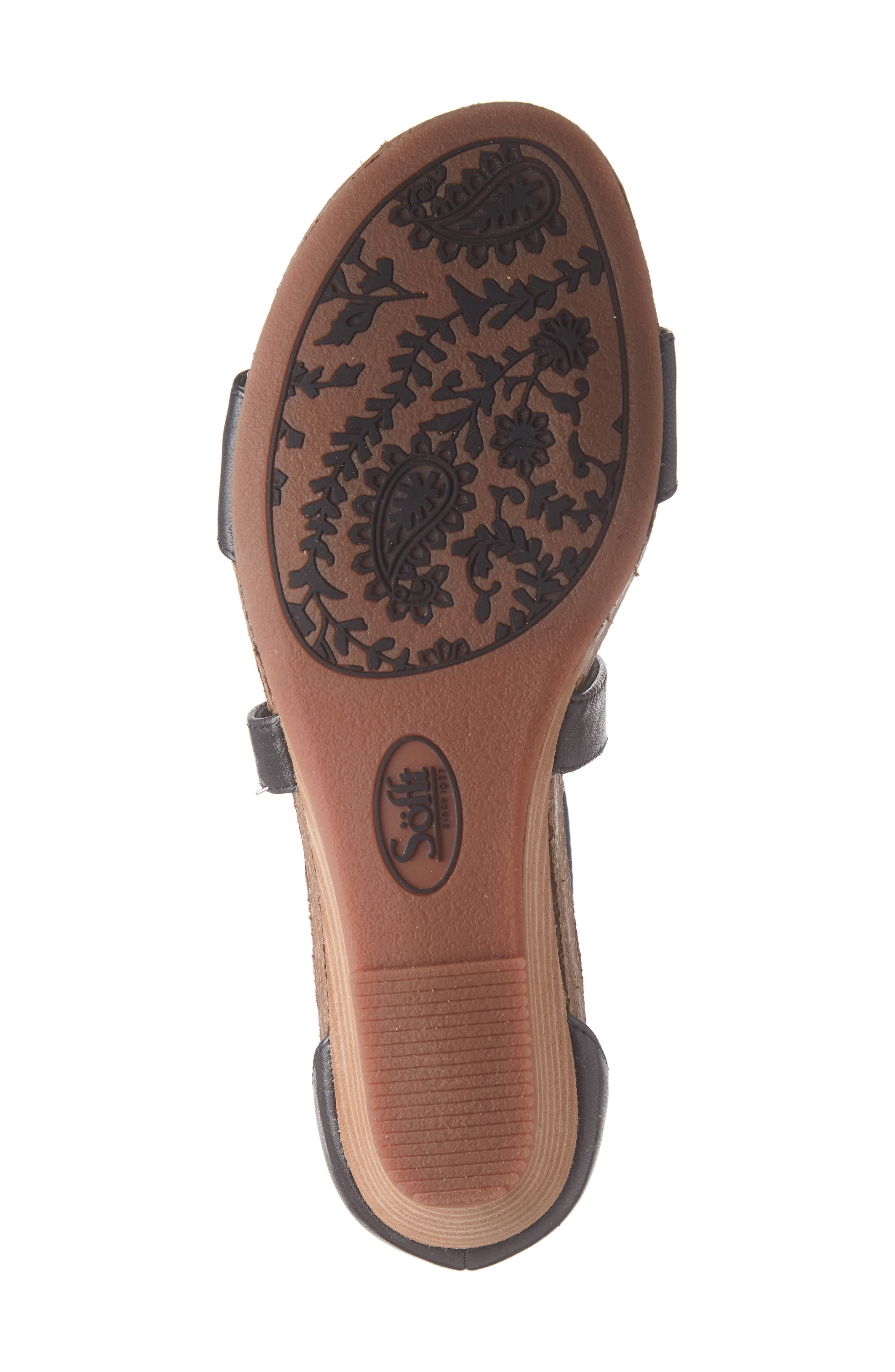 Söfft Valeryn Wedge Sandal, Alternate, color, 
