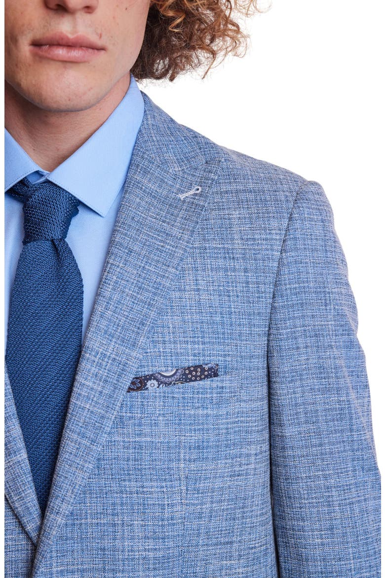 Ashton Slim Fit Sport Coat, Alternate, color, LIGHT BLUE WHITE TEXTURE