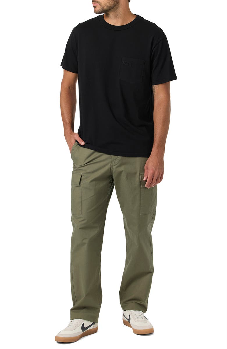 O'Neill OG Logo Embroidered Organic Cotton Pocket T-Shirt, Alternate, color, 