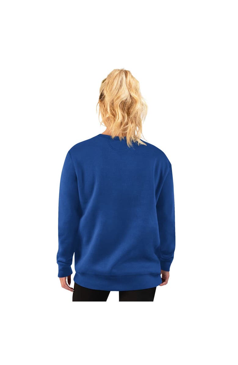 STARTER Women's Starter Royal Los Angeles Dodgers Lace Classic Sweatshirt, Alternate, color, Royal